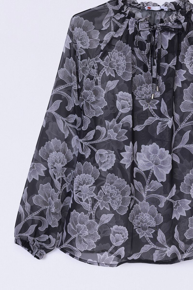 Printed | Georgette Chiffon | Blouse | USD 9.00