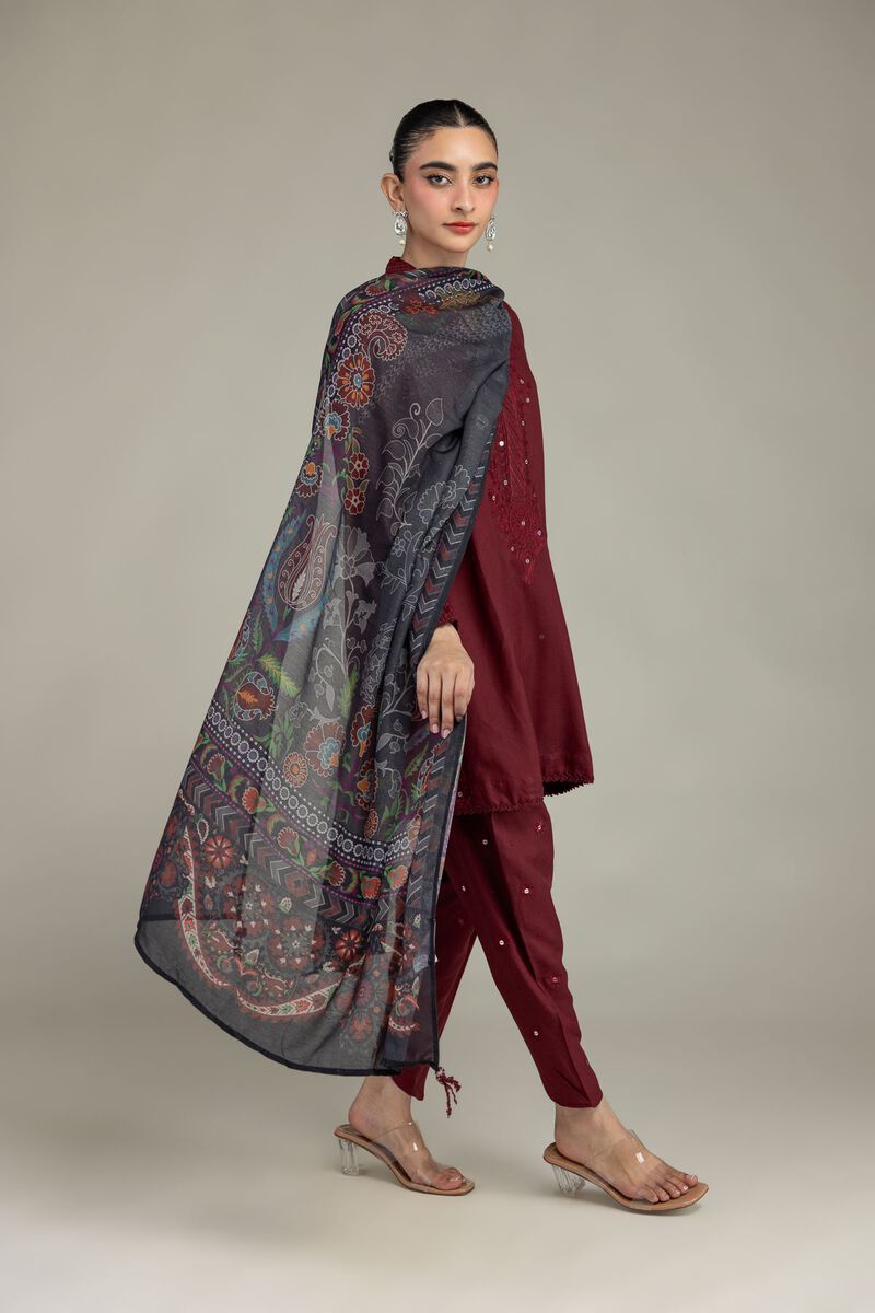 Embroidered | Mesuri | Floral Mesuri Dupatta | USD 30.00