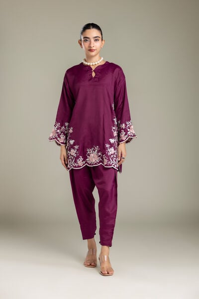 Embroidered | Raw Silk | Raw Silk Shalwar | USD 40.00