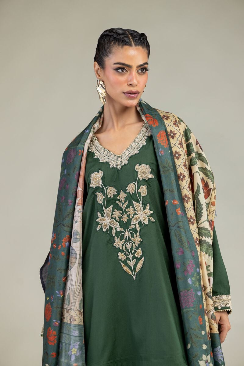 Printed | Polyester Silk | Silk Floral Dupatta | USD 30.00