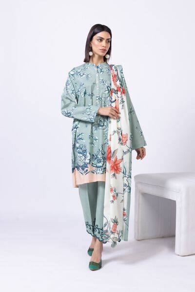 Printed | Slub lawn | Dupatta | USD 20.00