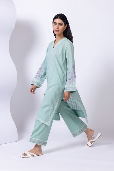 Embroidered | Leno | Pants | USD 6.00