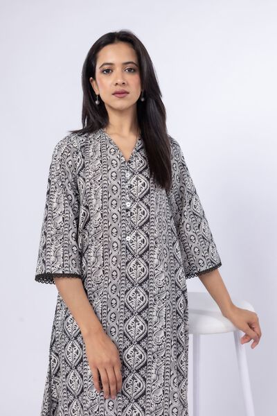 Printed | Cambric | Kurta | USD 20.00