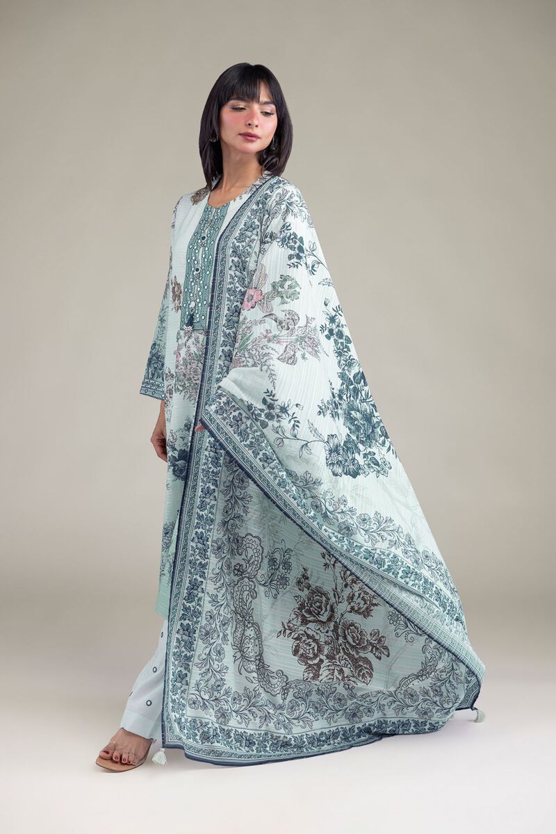 Embroidered | Mesuri Dobby | Mesuri Tailored 3-Piece | USD 70.00