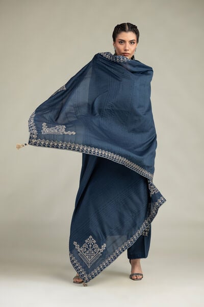 Embroidered | Polyester Silk | Polyester Silk Dupatta | USD 40.00