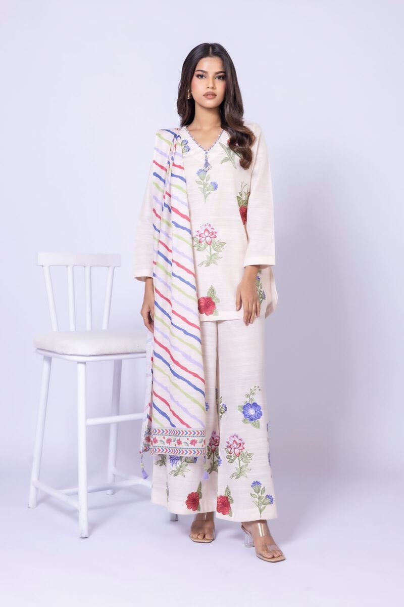 Printed | Textured Cotton | Dupatta | USD 17.00