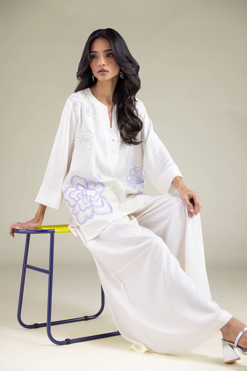 Embroidered | Viscose | Tunic | USD 35.00