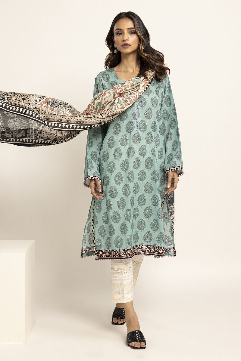 Lawn | Printed | Fabrics 2 Piece | Top Dupatta | null