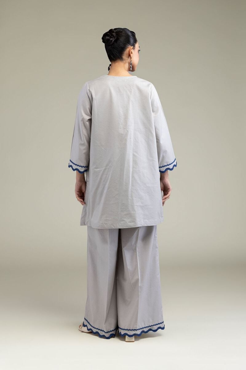 Embroidered | Cotton Dobby | Floral Cotton Kurta | USD 35.00