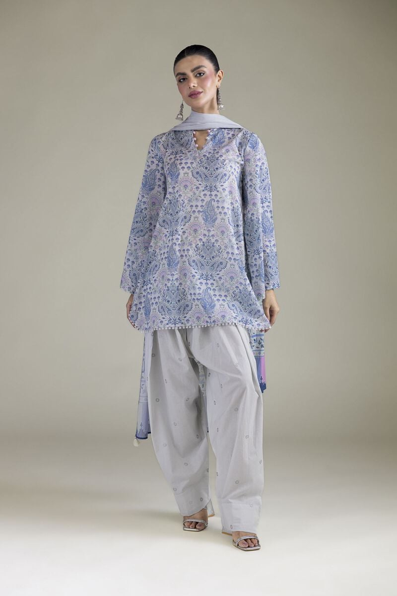 Embroidered | Cambric | Cambric Tailored 3-Piece | USD 65.00