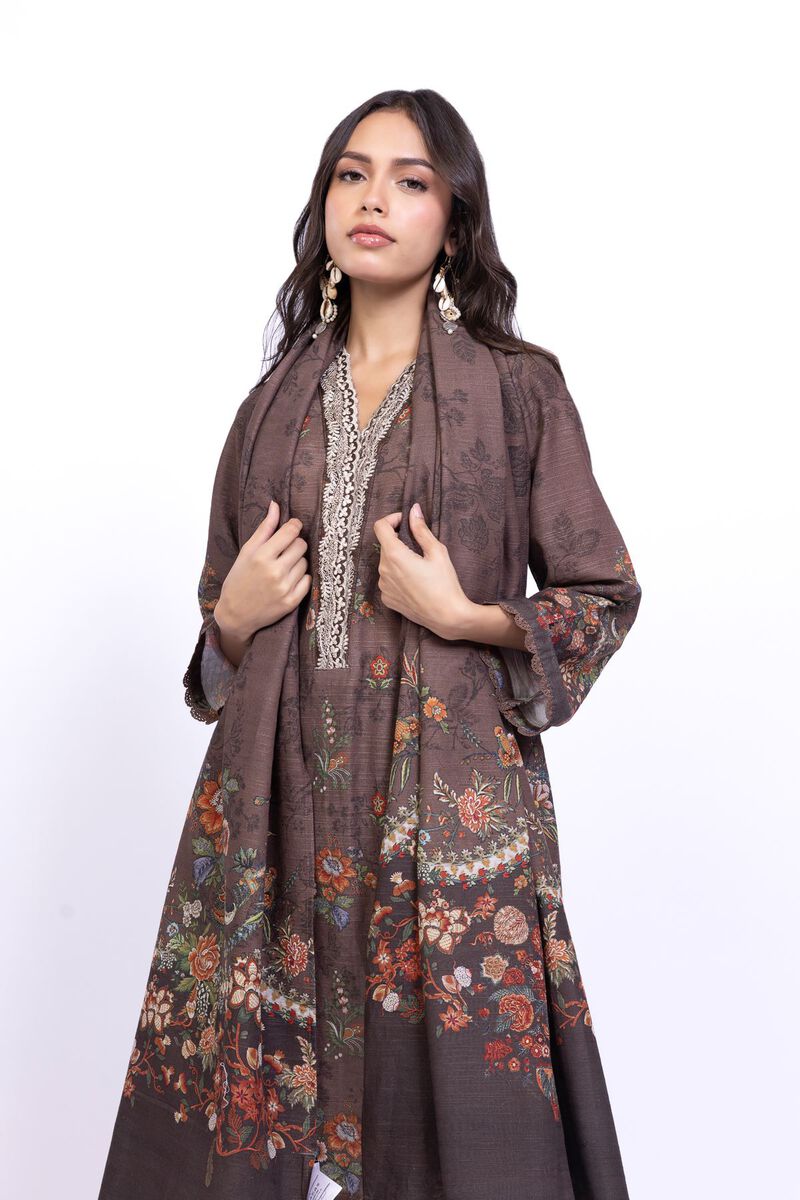 Printed  | Textured Cotton | Dupatta | USD 8.50
