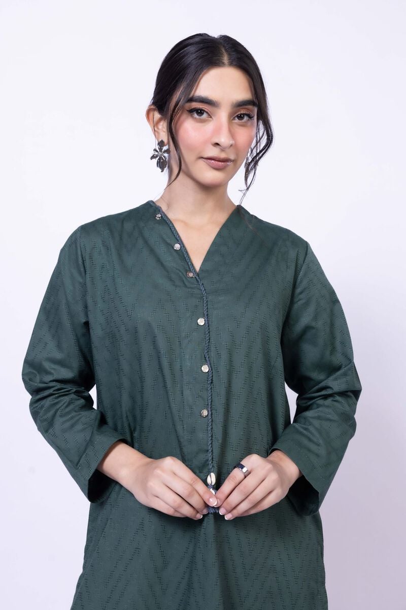 Dyed | Jacquard | Kurta | USD 30.00