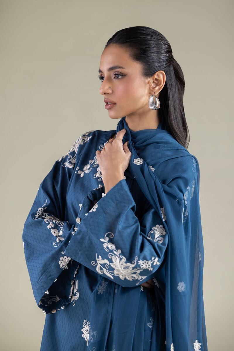 Embroidered | Chiffon | Floral Draped Dupatta | USD 30.00