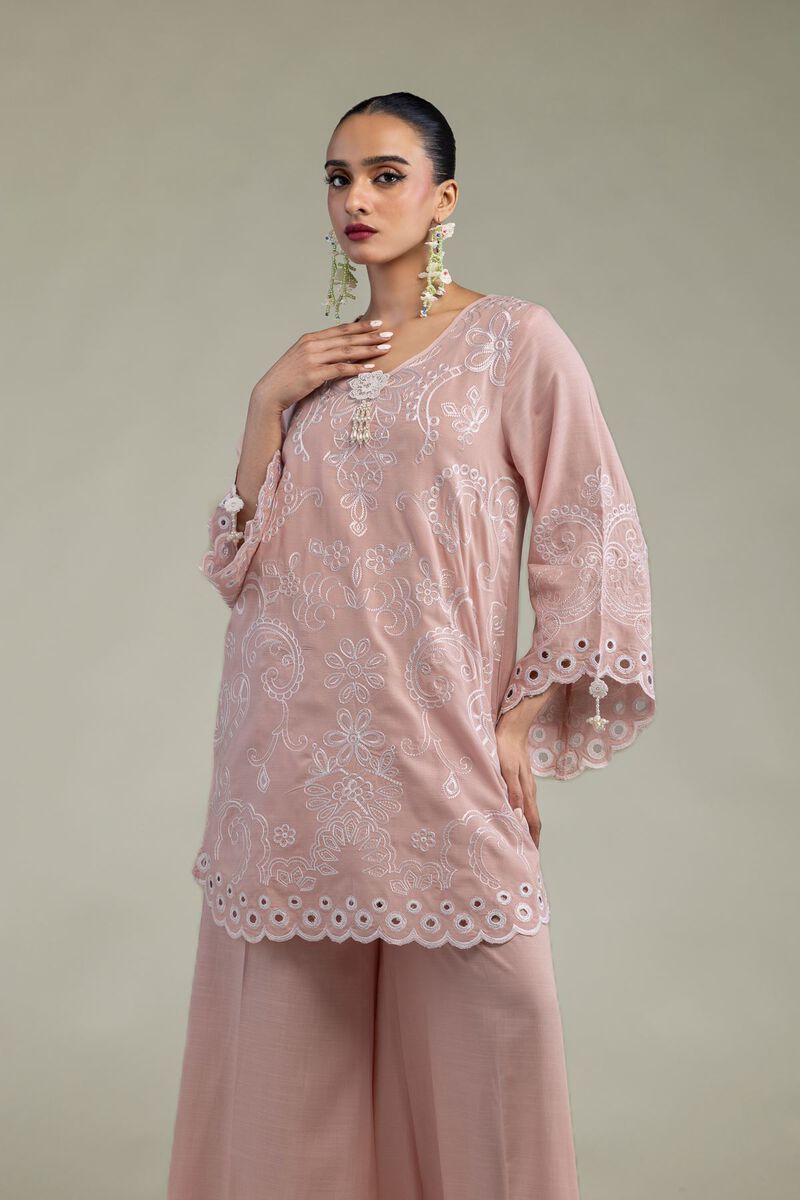 Embroidered | Raw Silk | Floral Silk Kurta | USD 60.00