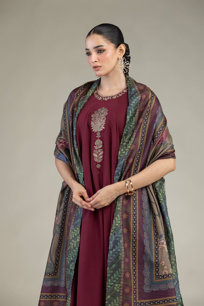 Printed | Polyester Silk | Silk Floral Dupatta | USD 30.00
