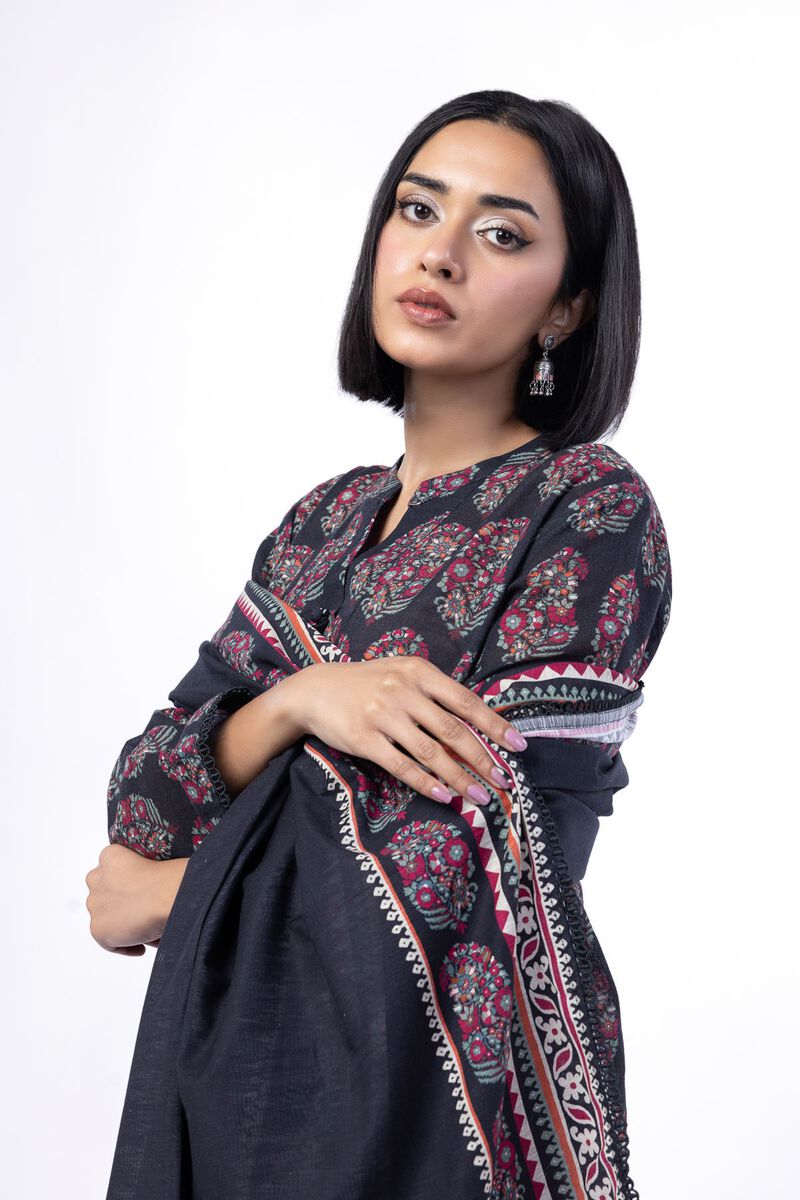 Printed | Textured Cotton | Tailored 3 Piece | USD 45.00