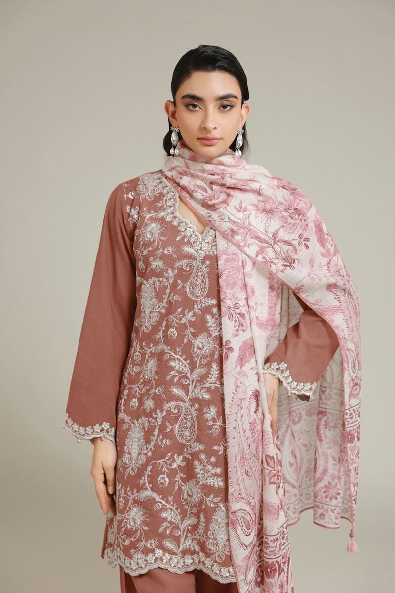 Embroidered | Cambric | Embroidered Cambric Set | USD 85.00