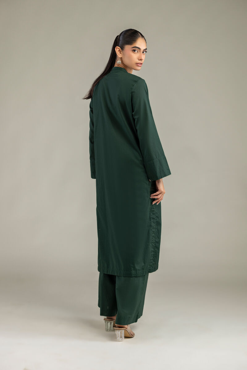 Embroidered | Cambric | Green Cambric Kurta | USD 40.00