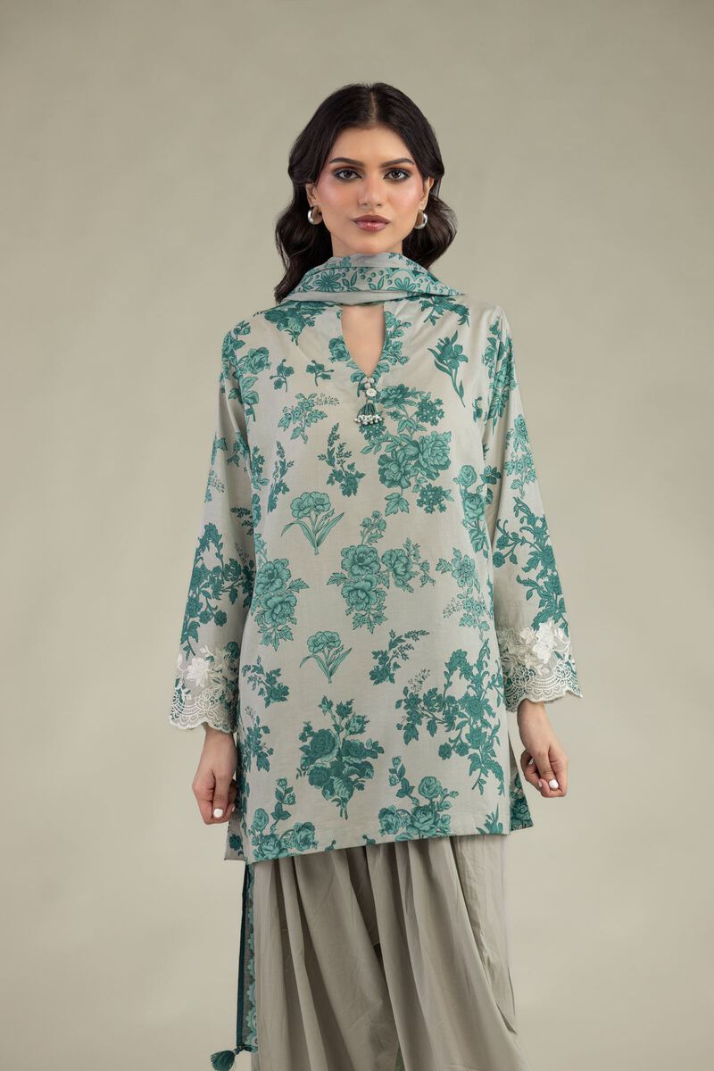 Embroidered | Lawn | Short Lawn Kurta | USD 40.00