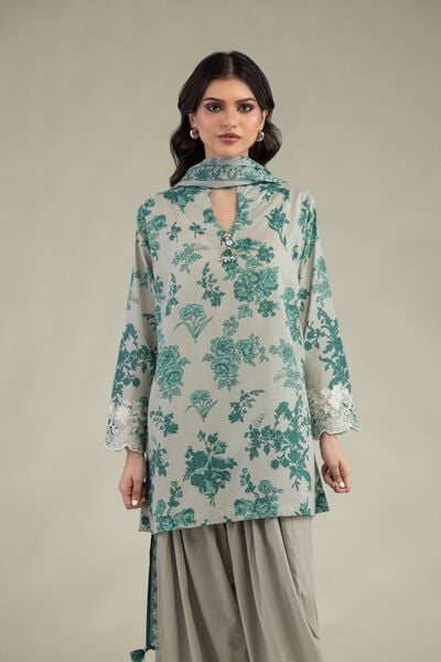 Embroidered | Lawn | Short Lawn Kurta | USD 40.00