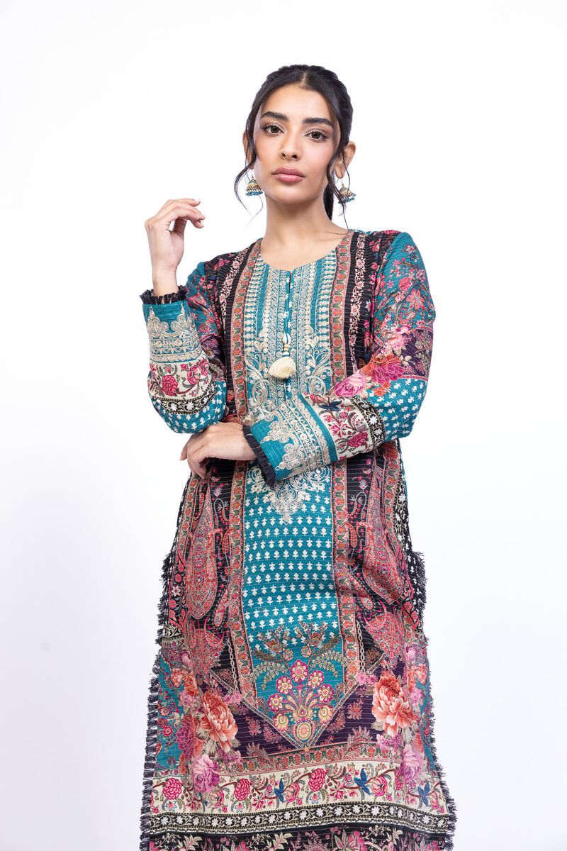 Embroidered | Textured Cotton | Kurta | USD 35.00