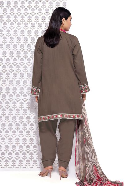 Embroidered | Crosshatch | Tailored 3 Piece | USD 25.50