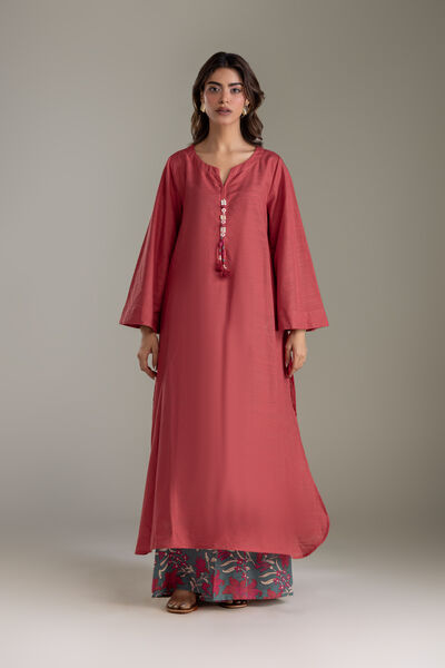 Printed | Light Khaddar | Solid Khaddar Kurta | USD 35.00