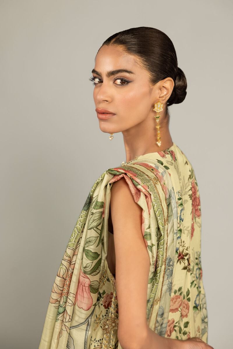 Raw Silk | 3-Piece Co-ord Set | USD 180.00
