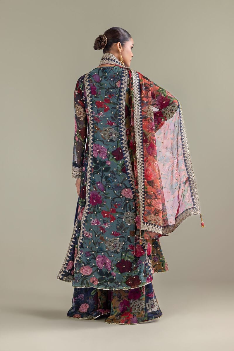 Embroidered | Chiffon | 3-piece Co-ord Set | USD 180.00