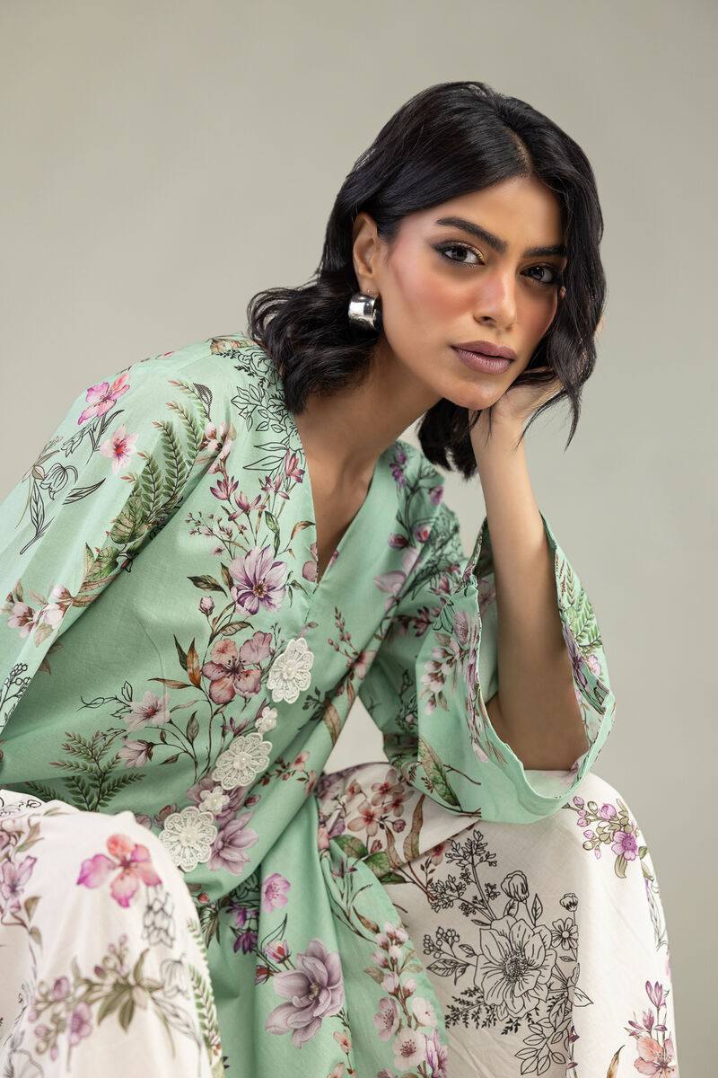 Embroidered | Cambric | Floral Cambric Kurta | USD 30.00