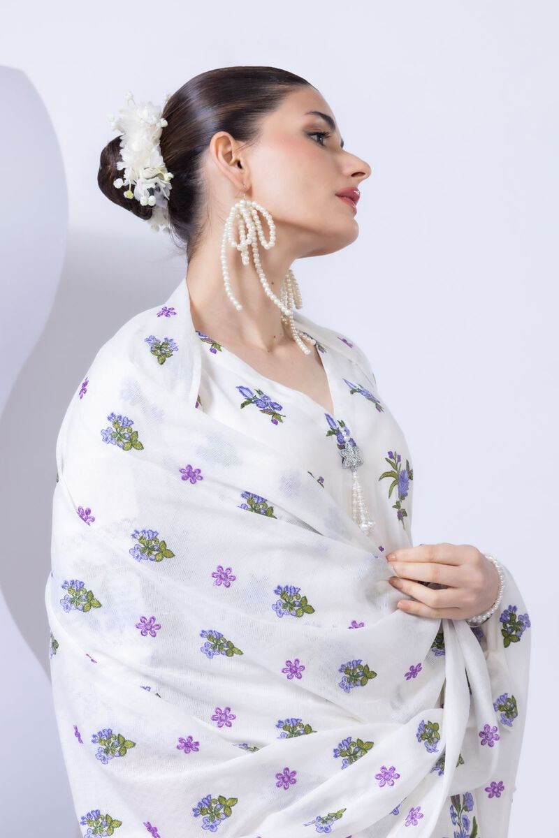 Embroidered | Cotton Square | Dupatta | null