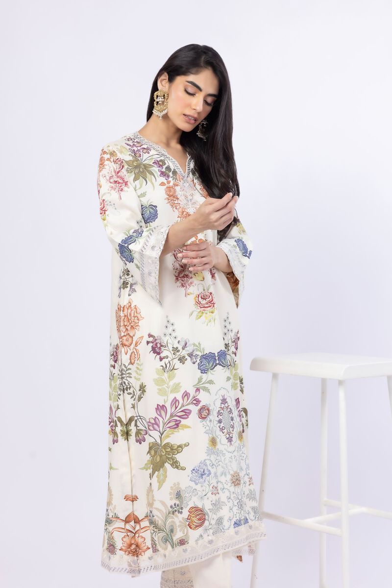 Embroidered | Russian Raw Silk | Kurta | USD 45.00