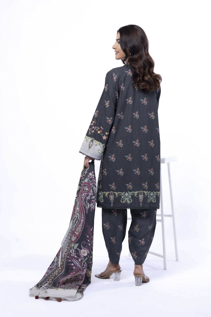 Printed | Karandi | Tailored 3 Piece | USD 50.00
