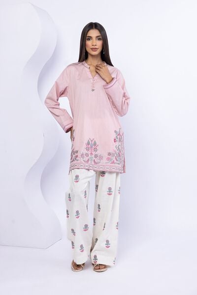 Embroidered | Crosshatch Poplin | Kurta | USD 35.00