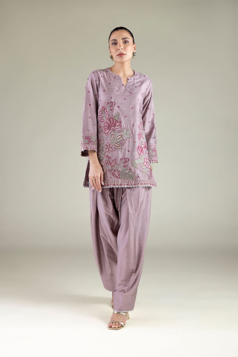Embroidered | Raw Silk | Kurta | USD 65.00
