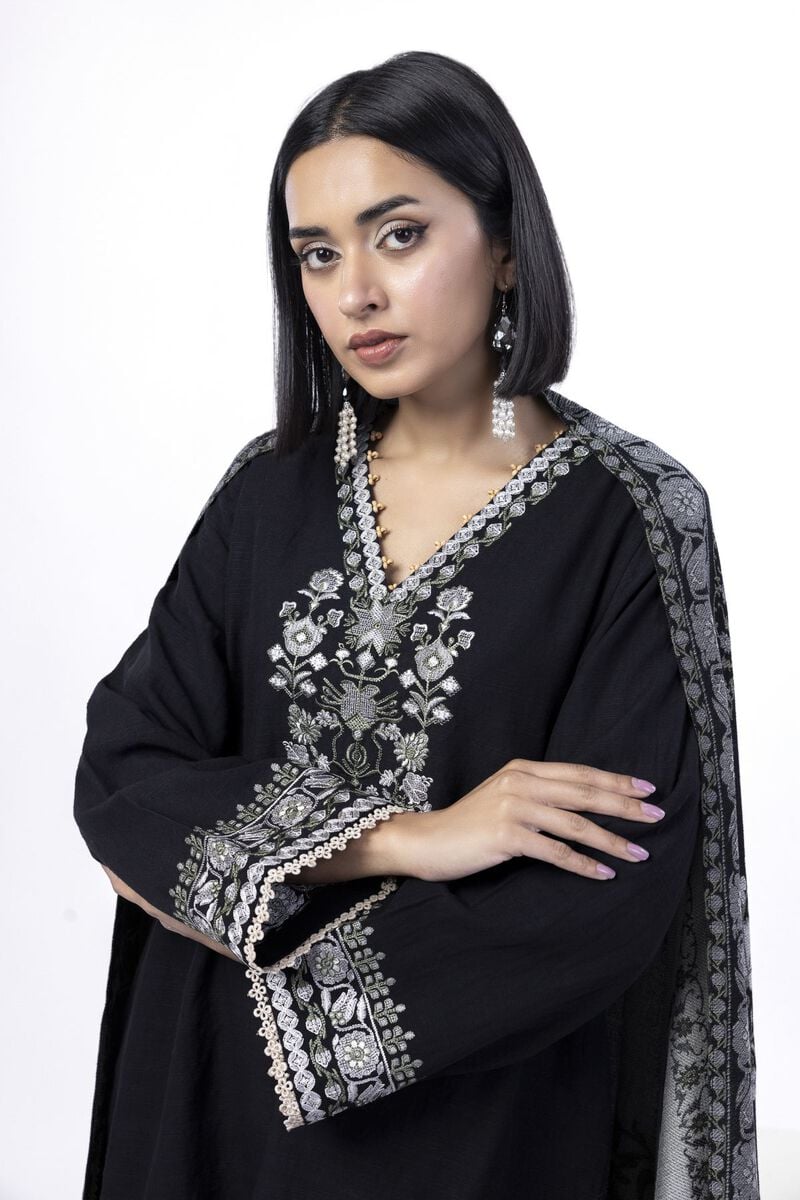 Embroidered | Khaddar | Tailored 3 Piece | USD 70.00