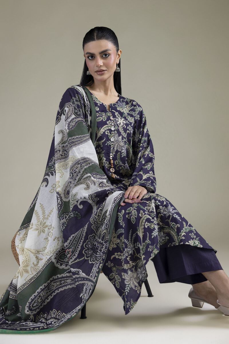 Printed | Lawn | Black Tailored Lawn | USD 65.00
