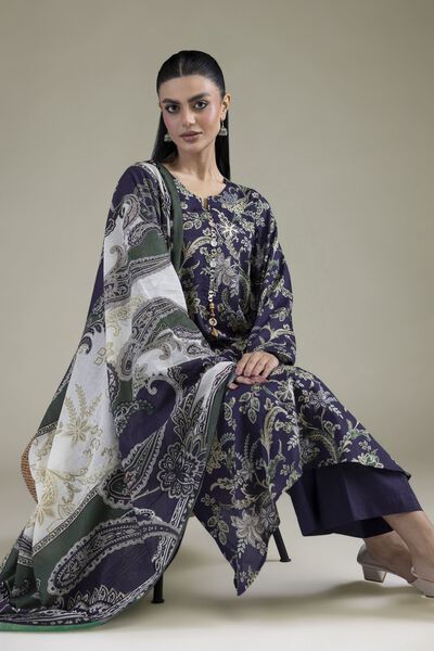 Printed | Lawn | Black Tailored Lawn | USD 65.00
