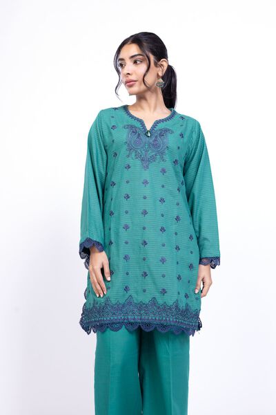 Embroidered | Textured Cotton | Kurta | USD 40.00
