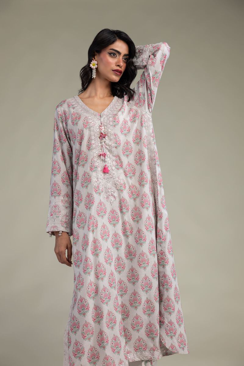 Embroidered | Raw Silk | Kurta | USD 65.00