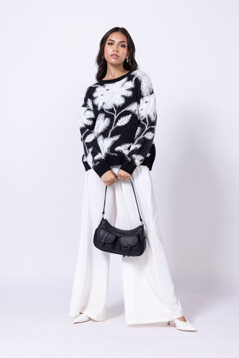 Dyed | Acrylic Feather | Sweater | USD 12.00