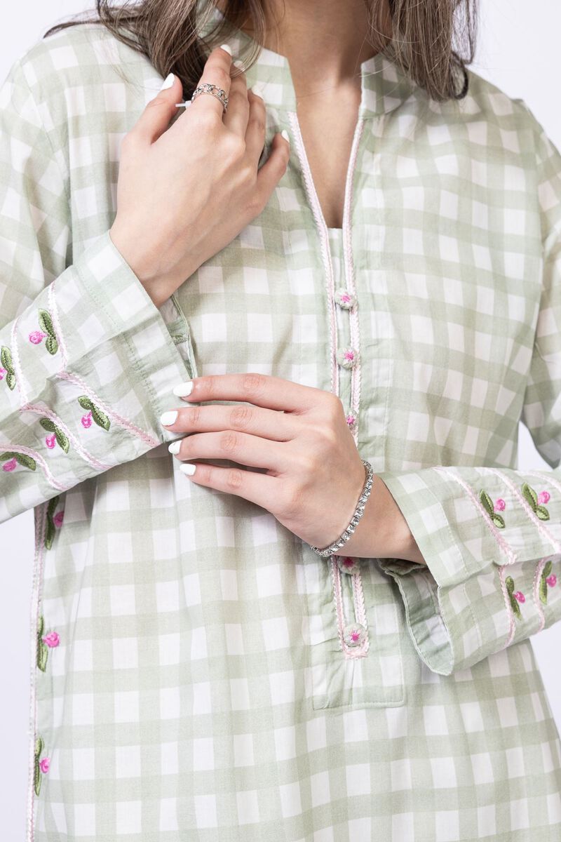 Embroidered | Cambric | Kurta | null