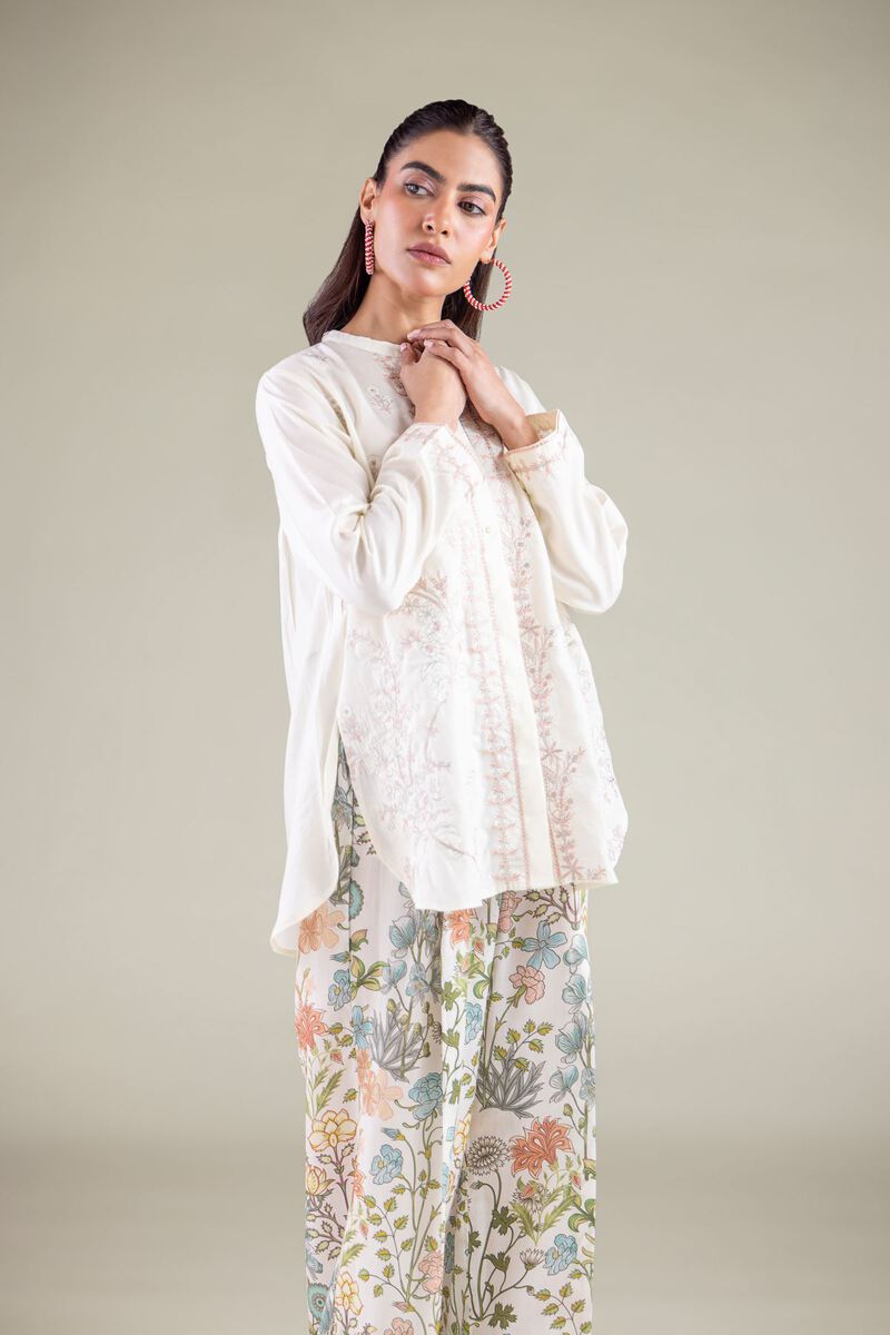 Embroidered | Textured Weave | Tunic | USD 40.00