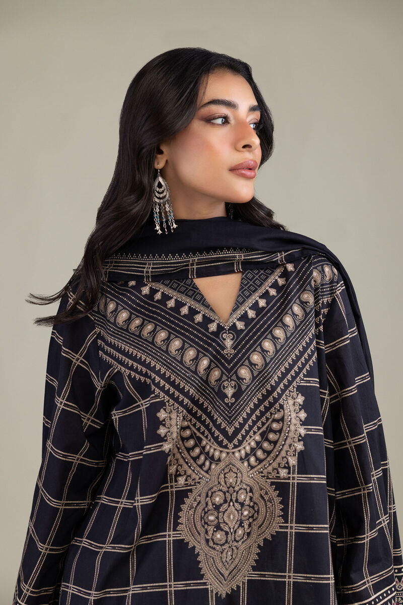 Printed | Cambric | Fabrics 3 Piece | null