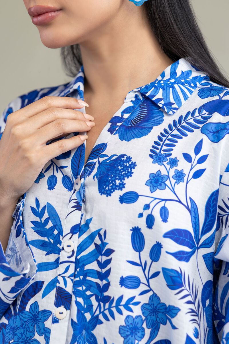 Printed | Cotton Dobby | Floral Short Kurta | USD 35.00