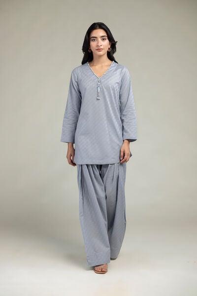 Dyed | Cotton Dobby | Solid Cotton Shalwar | USD 30.00