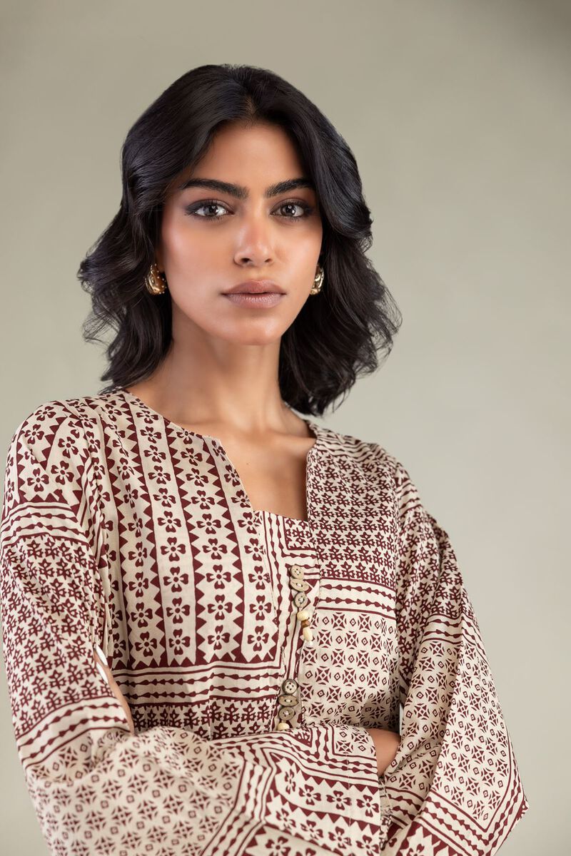 Printed | Cambric | Cambric Longline Kurta | USD 35.00