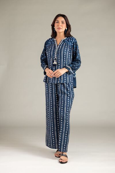 Embroidered | Viscose Crepe | Trousers | USD 30.00