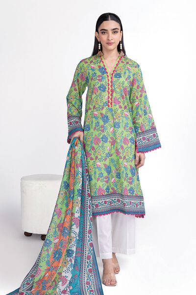 Printed | Lawn | Fabrics 2 Piece | Top and Dupatta | USD 15.00
