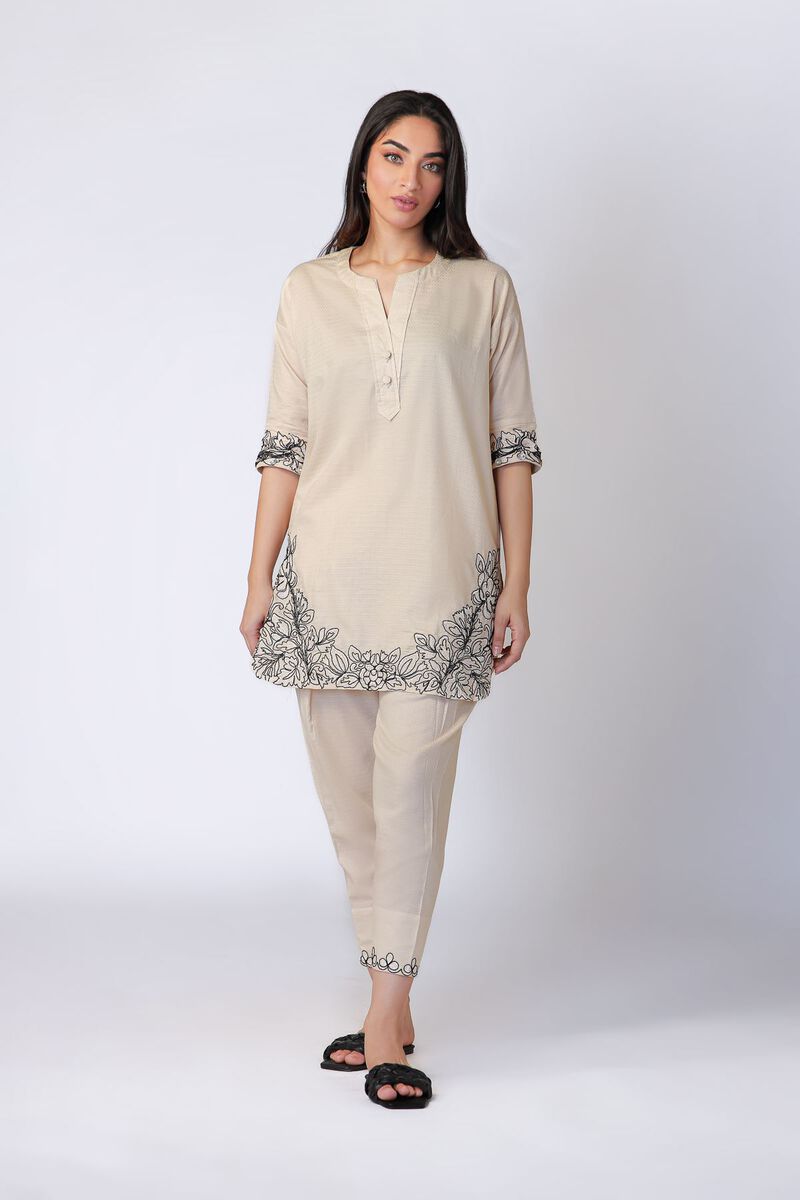 Embroidered | Cotton Dobby | Pants | USD 15.00